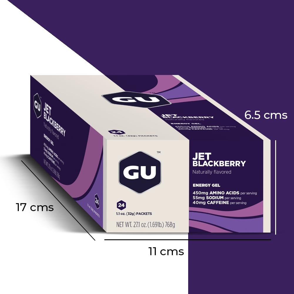 GU Energy Original Sports Nutrition Energy Gel, 24-Count