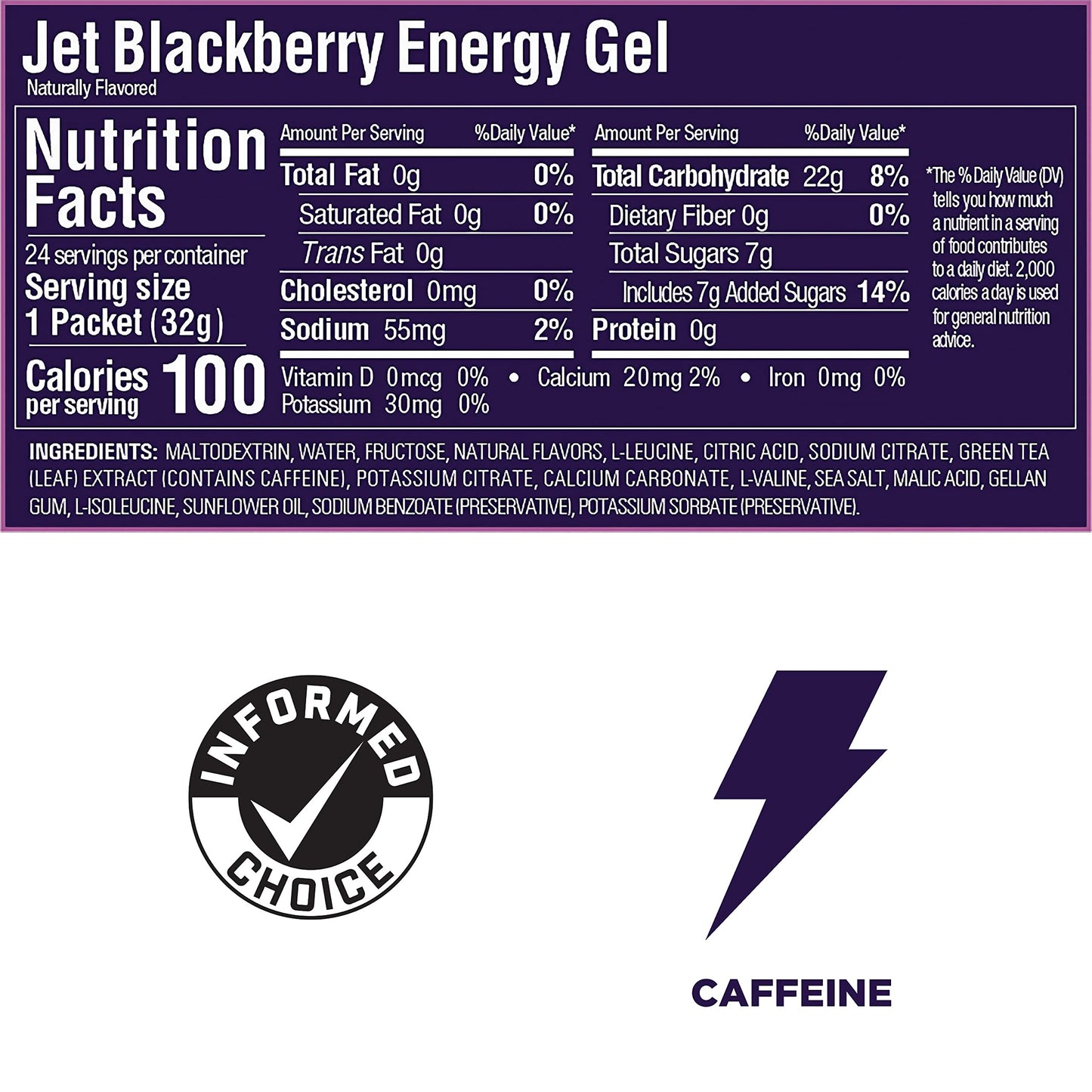 GU Energy Original Sports Nutrition Energy Gel, 24-Count