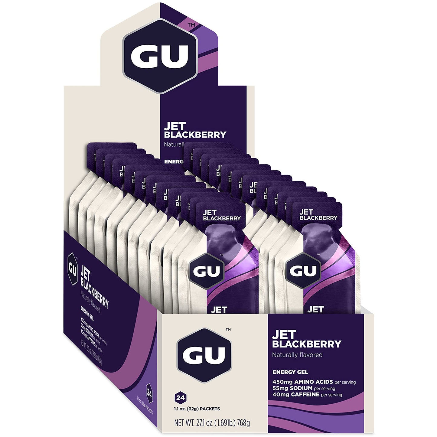 GU Energy Original Sports Nutrition Energy Gel, 24-Count