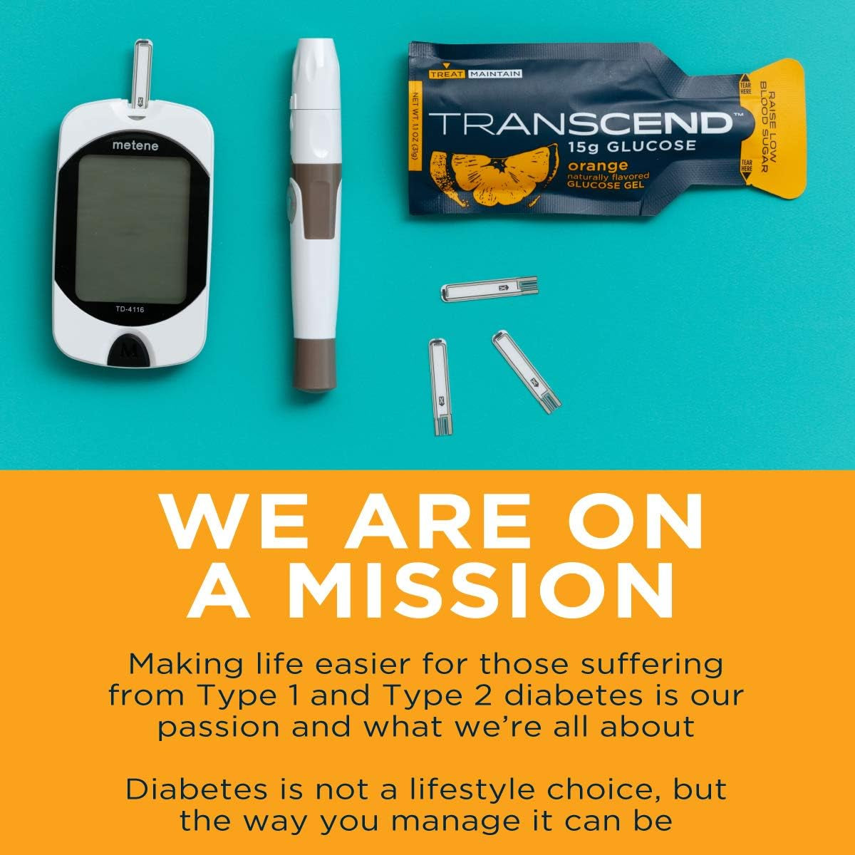 Glucose Gel Packs - Orange, 30 Pack (1.1Oz Each) - FSA/HSA Eligible - Glucose Gel Packs for Diabetics, Blood Sugar Support Alternative to Glucose Tablets - Precise 15G Dose, Made in USA