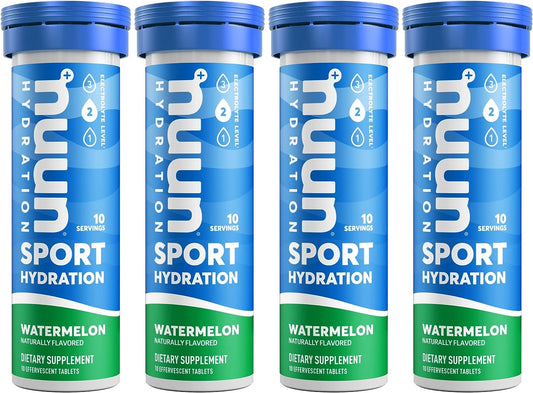 Sport Electrolyte Tablets for Proactive Hydration, Watermelon, 4 Pack (40 Servings)