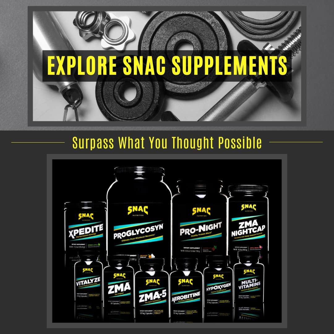 ZMA-5 Sleep Aid Supplement, Promote Muscle Recovery & Growth, Immune Support, & Restorative Sleep with Zinc, Magnesium & 5-HTP, Post Workout, before Bed ZMA Supplements 90 Veggie Capsules