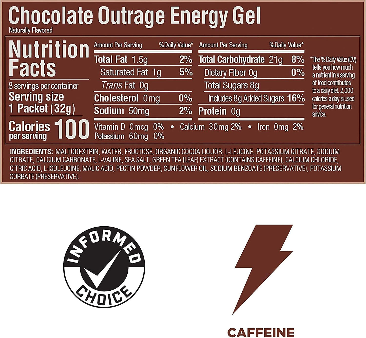 Original Sports Nutrition Variety Pack: 8 Chocolate Outrage + 8 Salted Caramel (16 Packets Total)