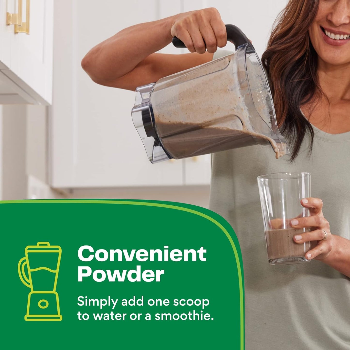Vegan Protein Powder, Plant Based Organic Blend with 25G of Protein, Dairy, Gluten & Soy Free - Creamy Chocolate (10 Servings)