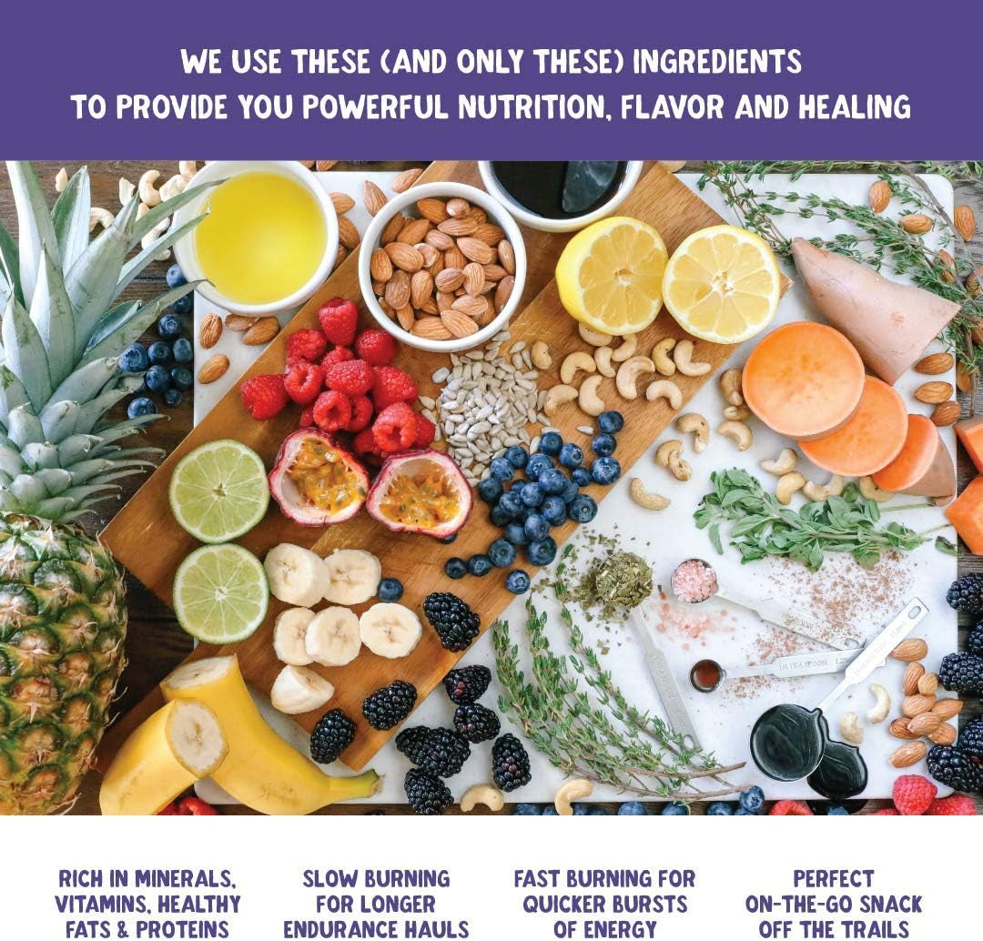 Real Food Energy Gel Variety Pack for Endurance Athletes (Mate 24 Pack)