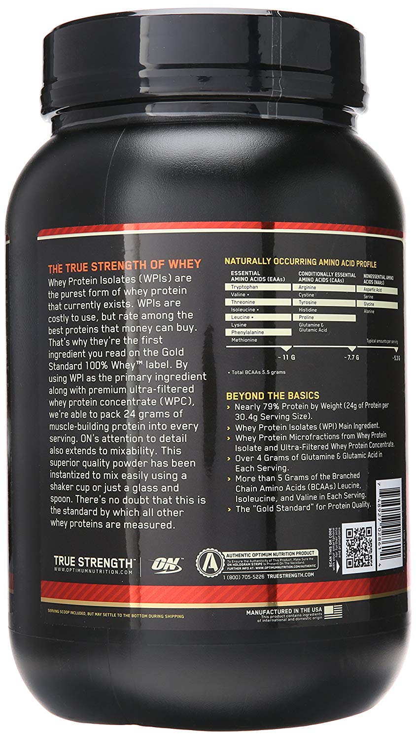 Optimum Nutrition Gold Standard Whey Protein Powder