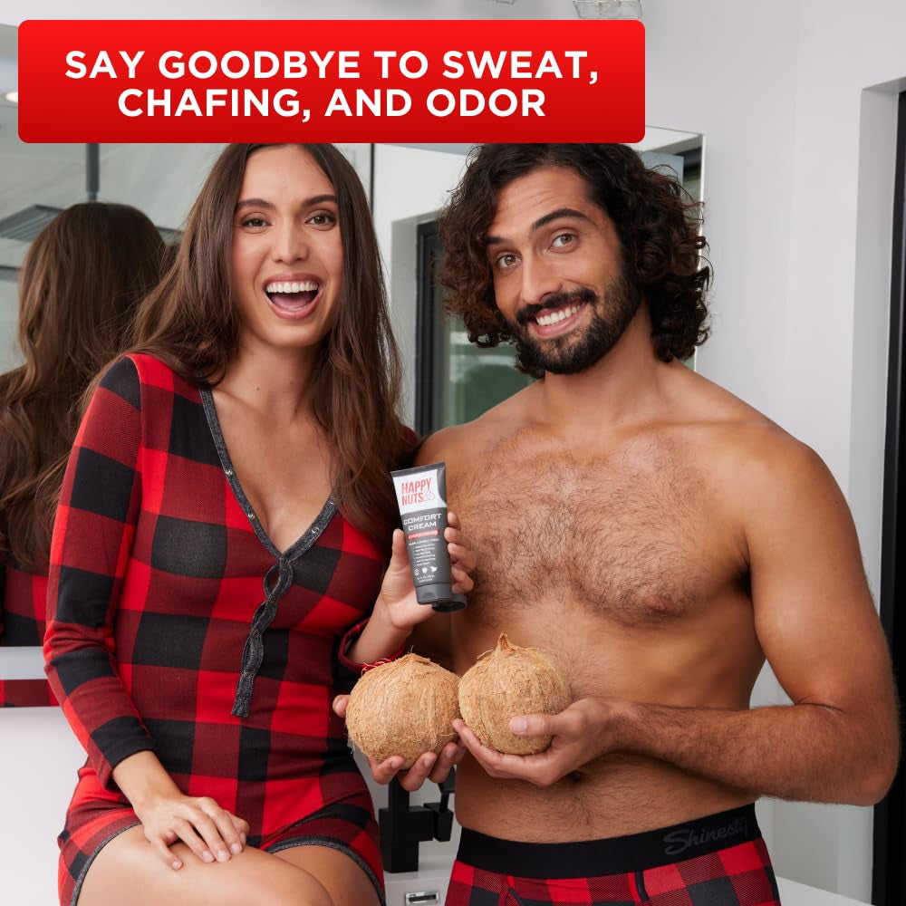 Comfort Cream Deodorant for Men: Anti-Chafing Sweat Defense, Odor Control, Aluminum-Free Mens Deodorant & Hygiene Products for Men'S Private Parts (1 Pack - Original)
