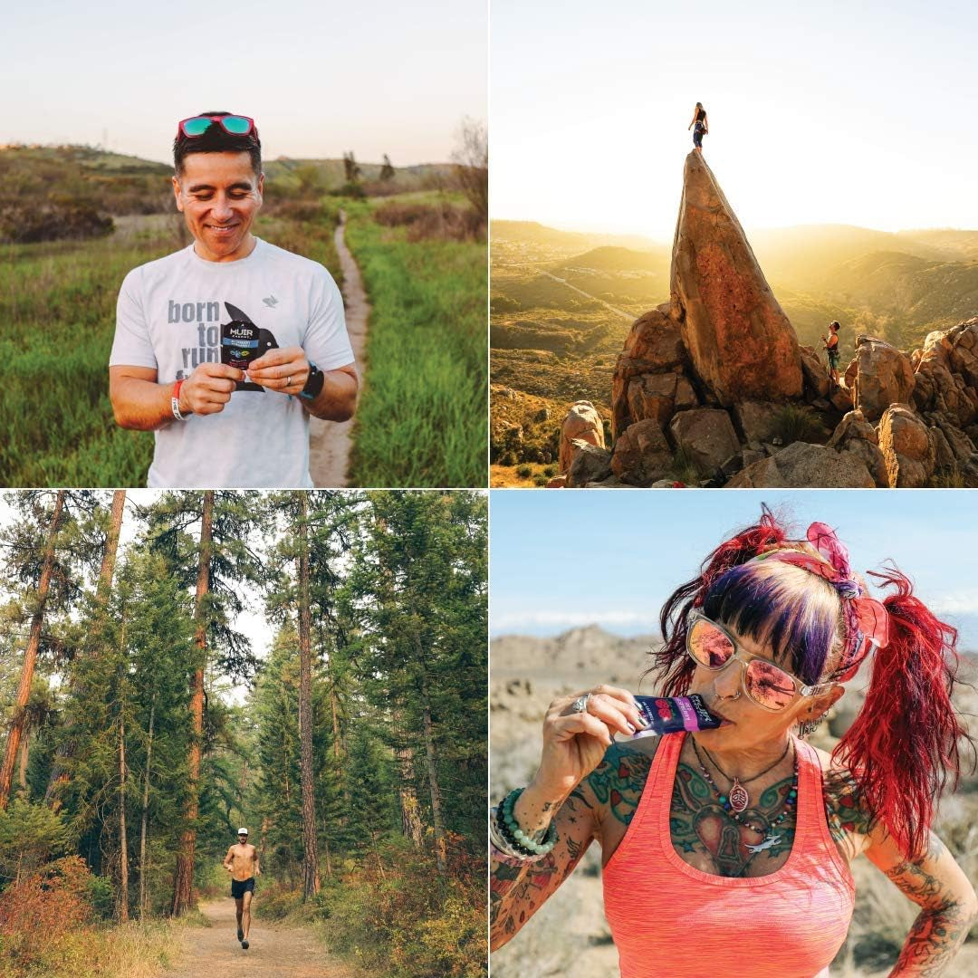 Real Food Energy Gel Variety Pack for Endurance Athletes (Mate 24 Pack)