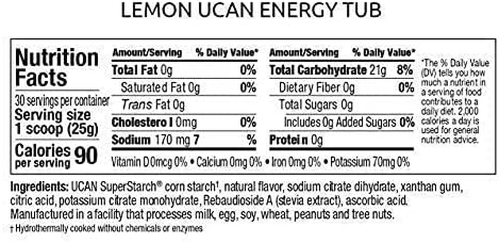 Energy Powder, Lemon, Keto, Sugar-Free Pre & Post Workout for Men & Women, Non-Gmo, Vegan, Gluten-Free, Great for Runners, Gym-Goers and High Performance Athletes | 30 Servings (26.5 Ounces)