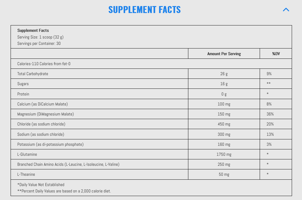 First Endurance EFS Electrolyte Sports Energy Drink Mix 30 Serving 2.1lbs / 960G