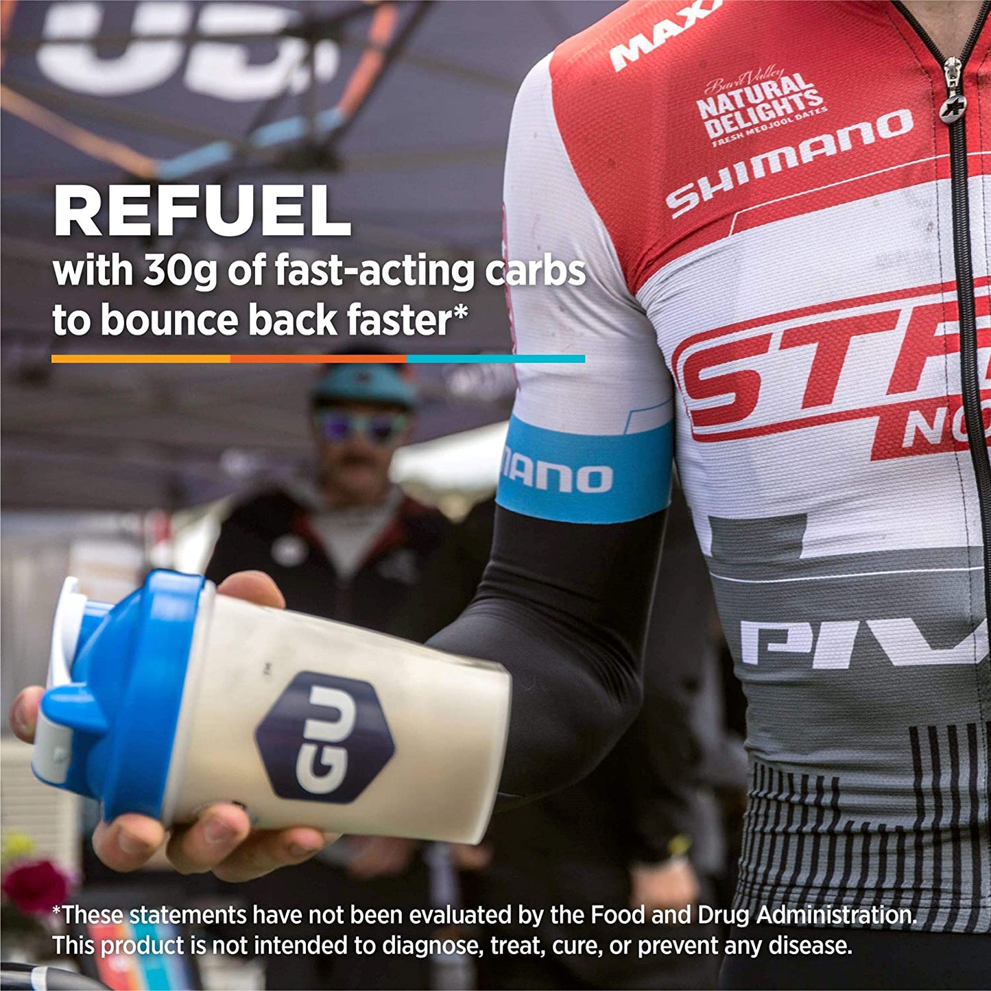 Roctane Ultra Endurance Protein Recovery Drink Mix, Guten-Free and Kosher Recovery Support after Any Workout, 15-Serving Pouch, Chocolate Smoothie