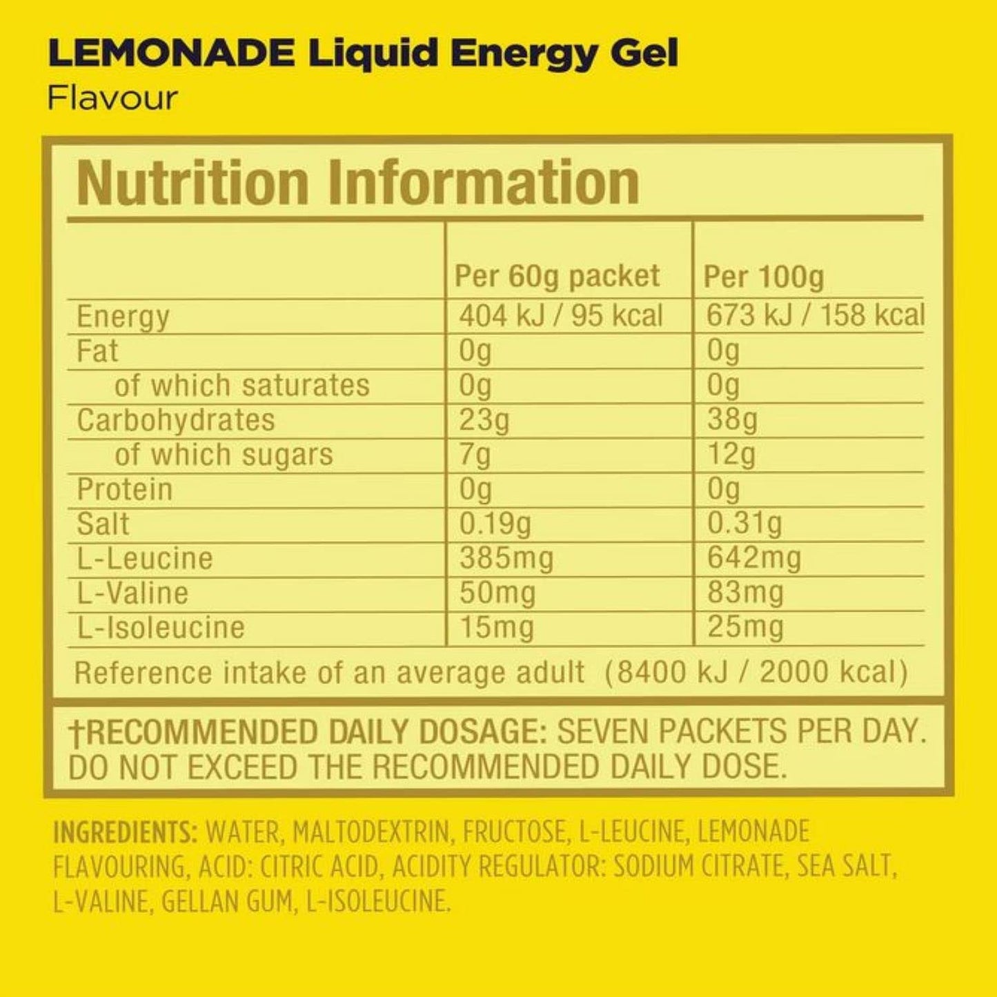 Liquid Energy Gel with Complex Carbohydrates, Vegan, Gluten-Free and Dairy-Free On-The-Go Energy for Any Workout, 12-Count, Assorted Flavors