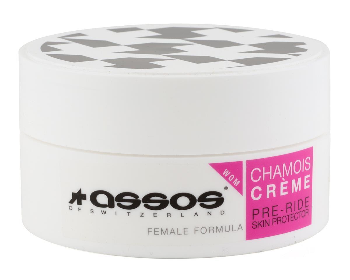 Assos Women's Chamois Créme 200ml anti-chafe cream for cyclists, helps prevent chafing during rides, from the cycling accessories line.