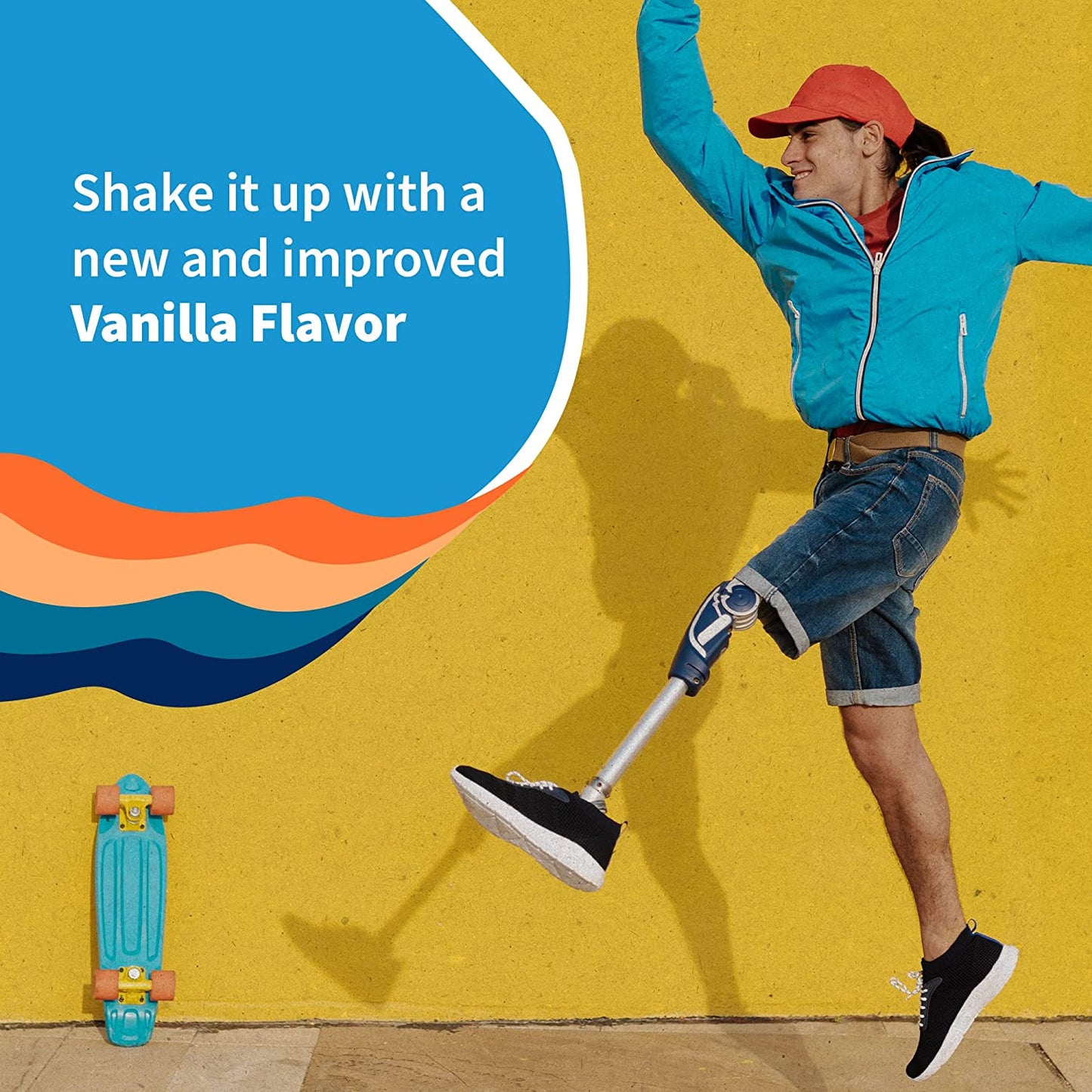 Organic Vegan Vanilla Protein Powder -  – 22G Complete Plant Based Raw Protein & Bcaas plus Probiotics & Digestive Enzymes for Easy Digestion – Non-Gmo, Gluten-Free, Lactose Free 1.5 LB