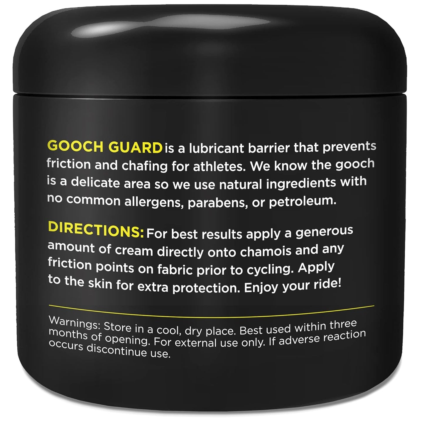 Chamois Cream & anti Chafing Cream - Natural Chamois Cream Cycling & Running - anti Friction Cream, anti Chafe Cream Balm for Men & Women (4Oz)