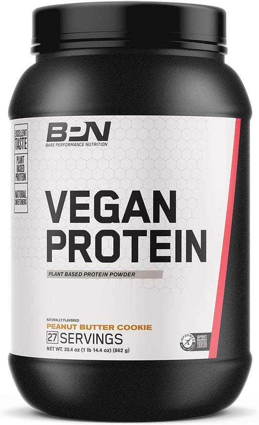 , BPN Vegan Protein, Plant Based Protein, Peanut Butter Cookie, 27 Servings