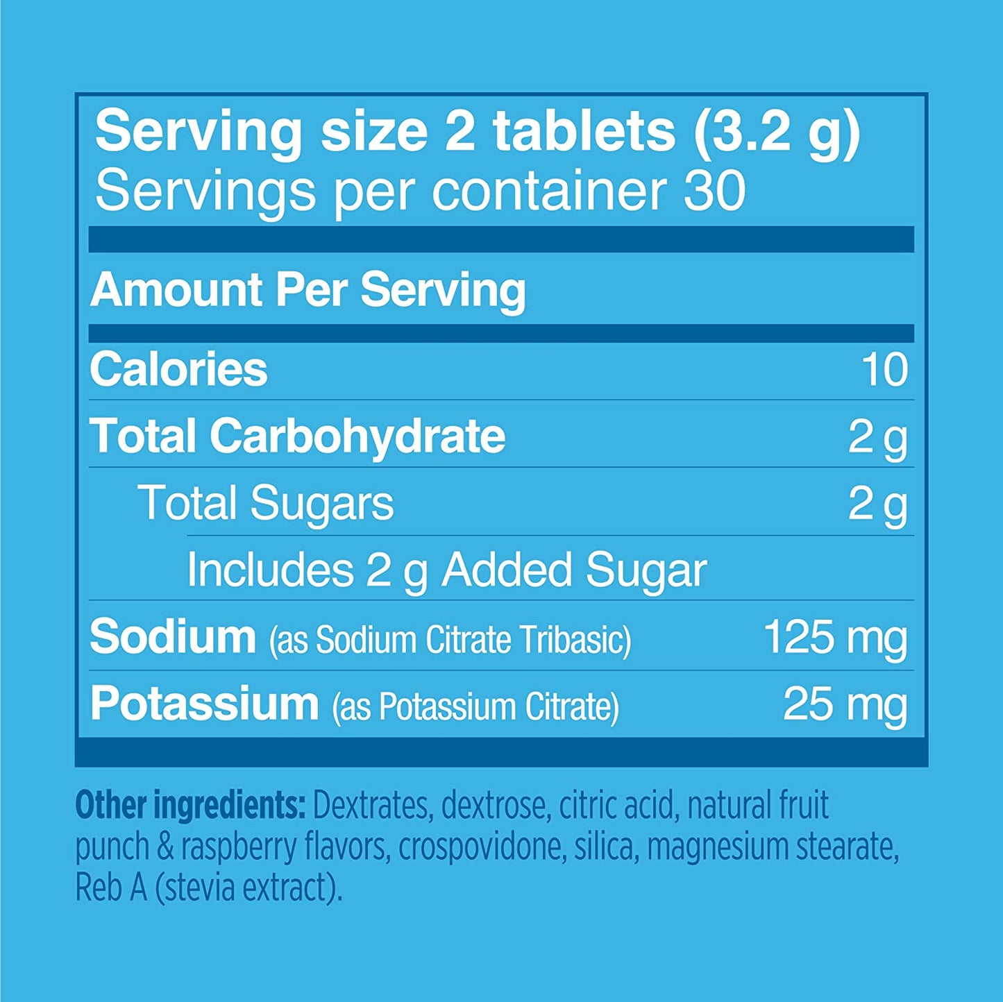 Vitassium FastChews with Electrolytes for Sodium & Potassium Replenishment, Bottle of 60 FastChews Tablets, Fruit Punch