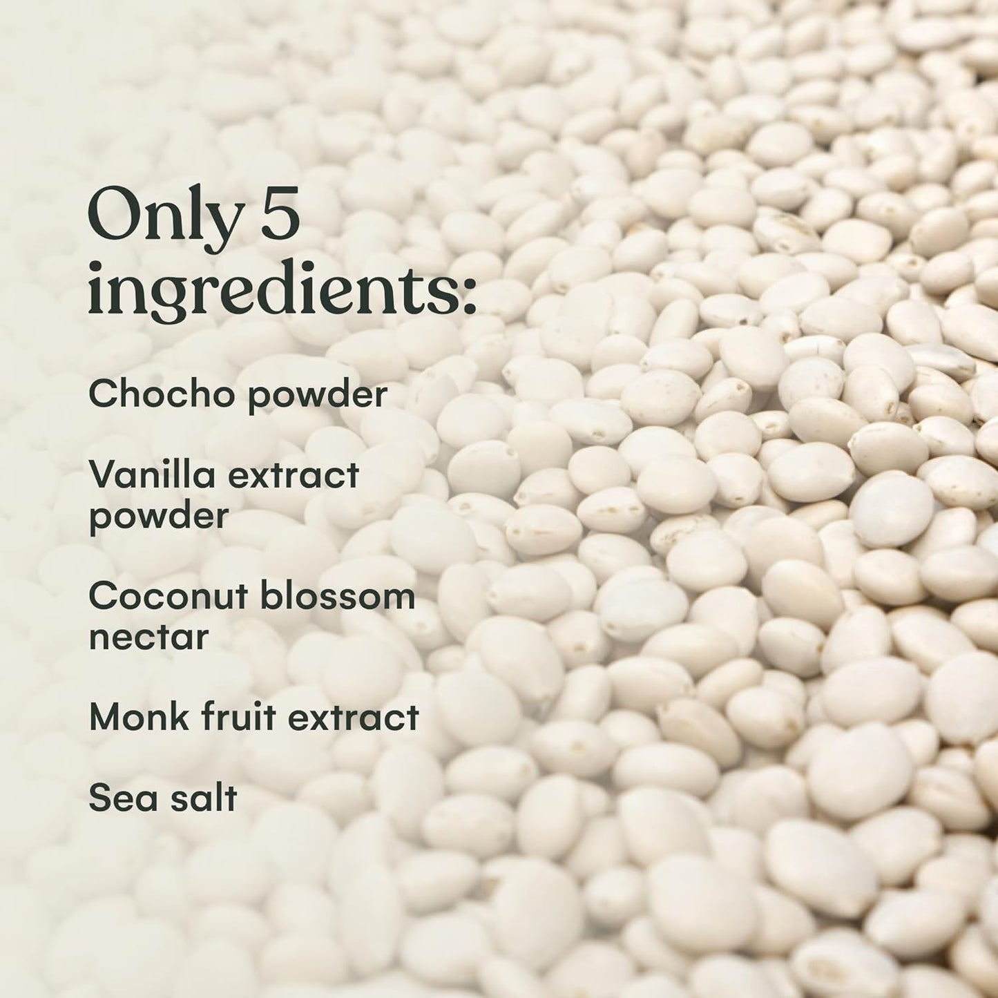 Vegan Protein Powder (Vanilla, 21 Servings) - Plant Based Chocho Superfood Protein - Dairy Free Protein Powder Packed with Vitamins, Minerals & Fiber - Gluten, Keto & Lectin-Free