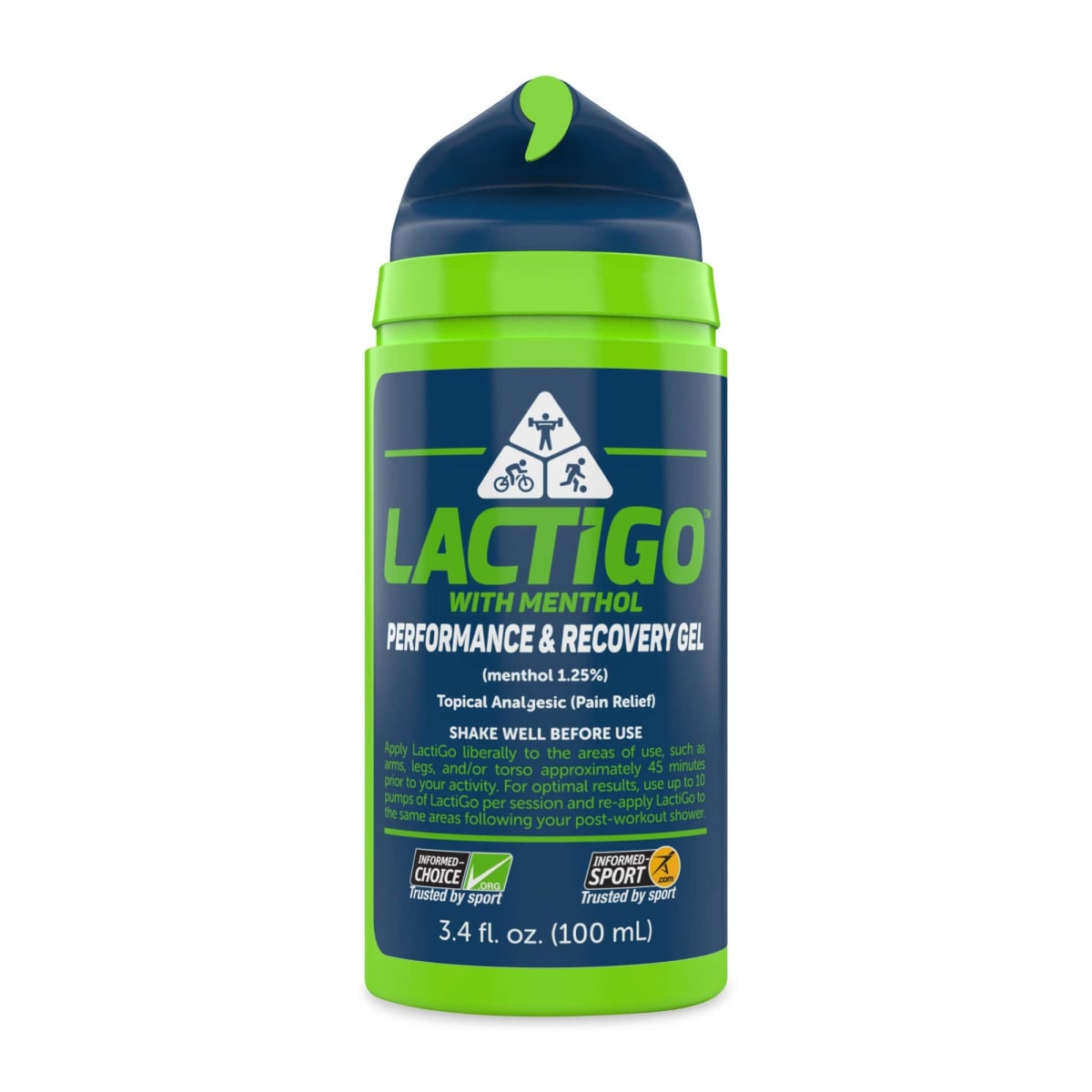 Lactigo topical cream with powerful carnosine and magnesium in a tube, shown against a neutral background.