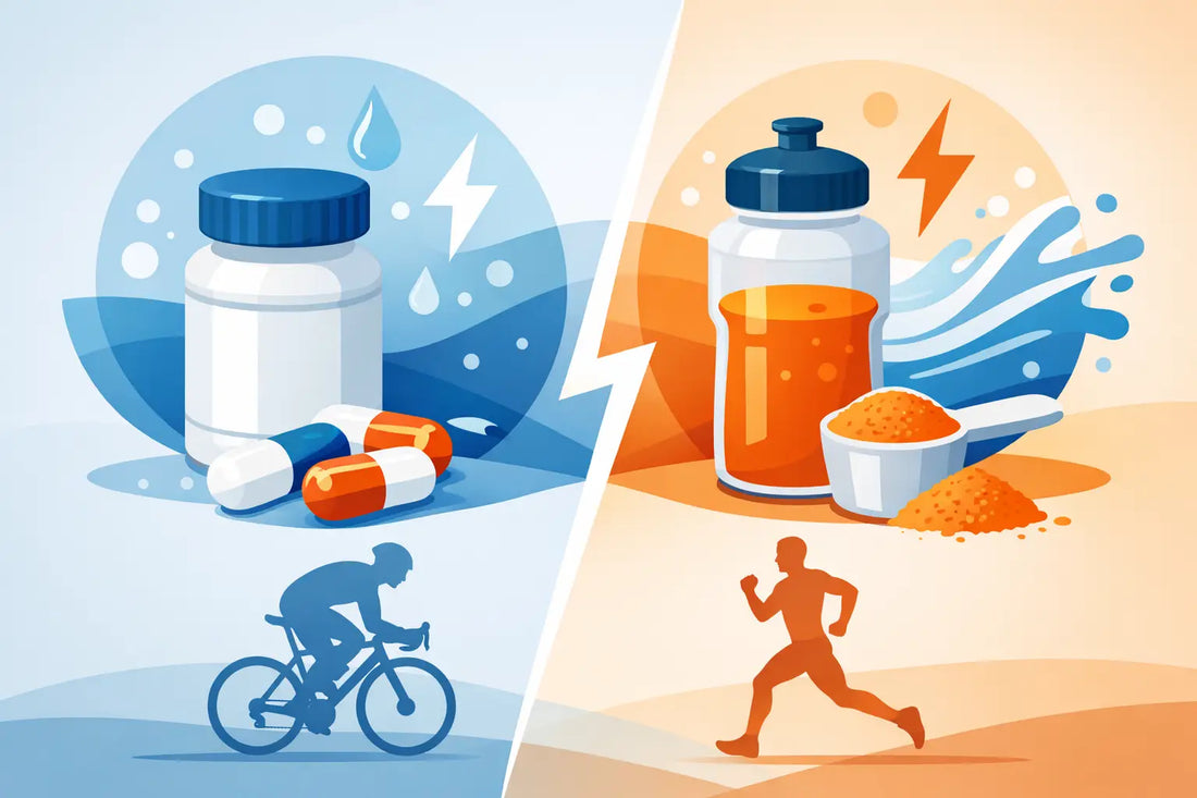 Electrolyte Capsules Versus Drink Mix for Racing