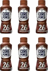 Fairlife Core Power High Protein Milk Shake, Natural Flavor Ready to Drink Protein Shake, The best Chocolate Protein Shakes,14 fl oz , 26gm (Chocolate flavor, Pack of 6 Bottles) protein, fairlife chocolate milk,