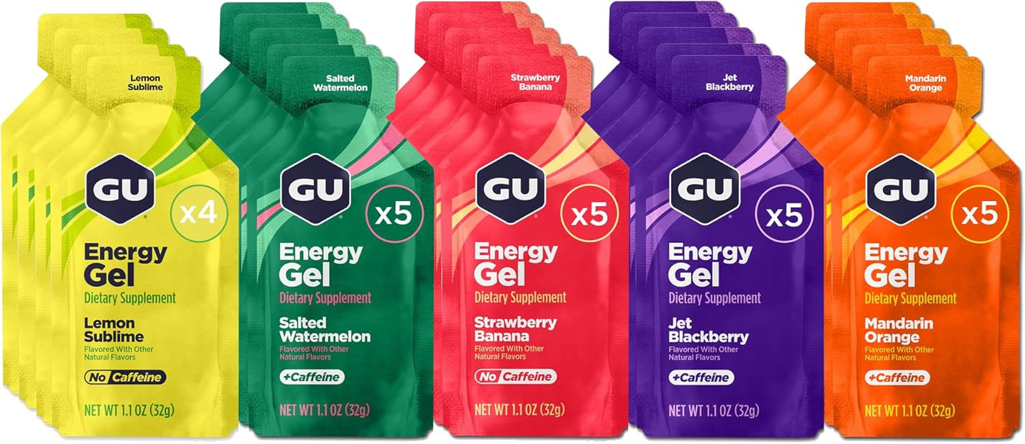 GU Energy Original Sports Nutrition Energy Gel, 24-Count