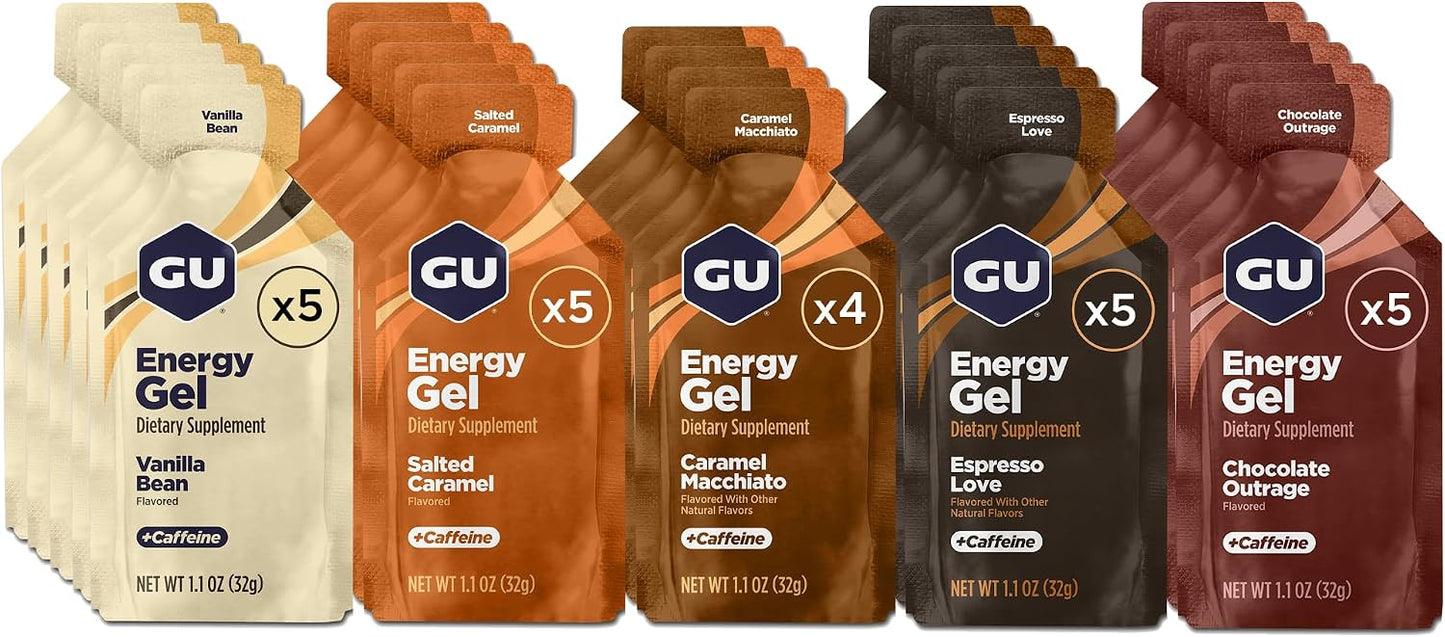GU Energy Original Sports Nutrition Energy Gel, 24-Count