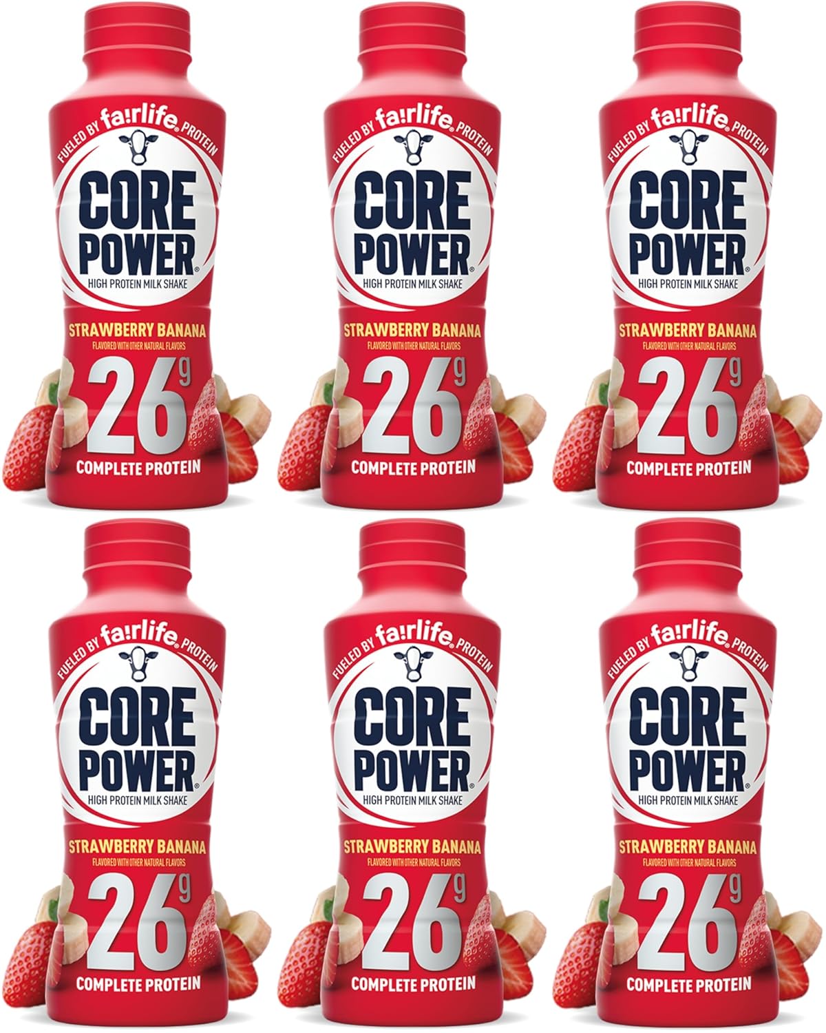 Fairlife Core Power High Protein Milk Shake, Natural Flavor Ready to Drink Protein Shake, The best Chocolate Protein Shakes, 11.5 fl oz , 26gm (Pack of 6 Bottles)