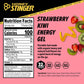 Honey Stinger Strawberry Kiwi Energy Gel | Caffeinated & Gluten Free with Organic Honey | For Exercise, Running and Performance | Sports Nutrition for Home & Gym, Pre and Mid Workout | 24 Pack