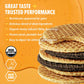 Honey Stinger Organic Peanut Butter Energy Waffle Variety Pack of 18, 6 Pack Each of Peanut Butter, PB Chocolate and PB Strawberry, Nutritious Stroopwafel Snack for Exercise, Endurance and Performance