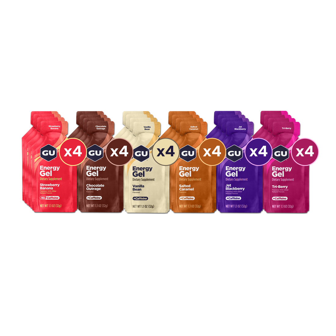 GU Energy Original Sports Nutrition Energy Gel, 24-Count