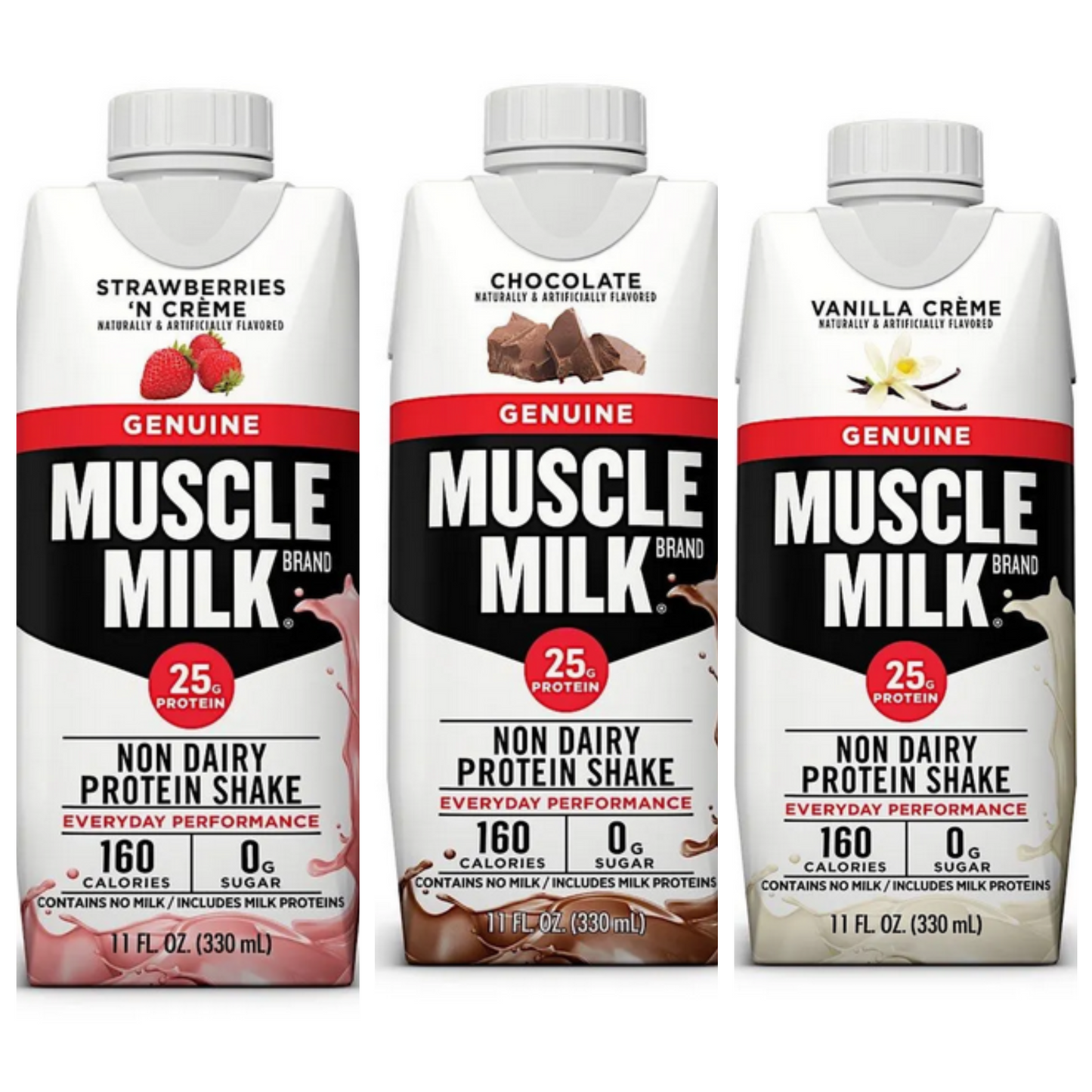 Muscle Milk Neapolitan Variety 12 Pack: The Tri-Force of Protein Perfection!