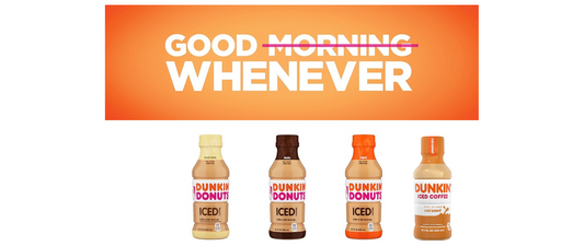 Dunkin' Donuts Iced Coffee Variety Pack - 12 Bottles of Liquid Productivity, The Caffeine Survival Kit