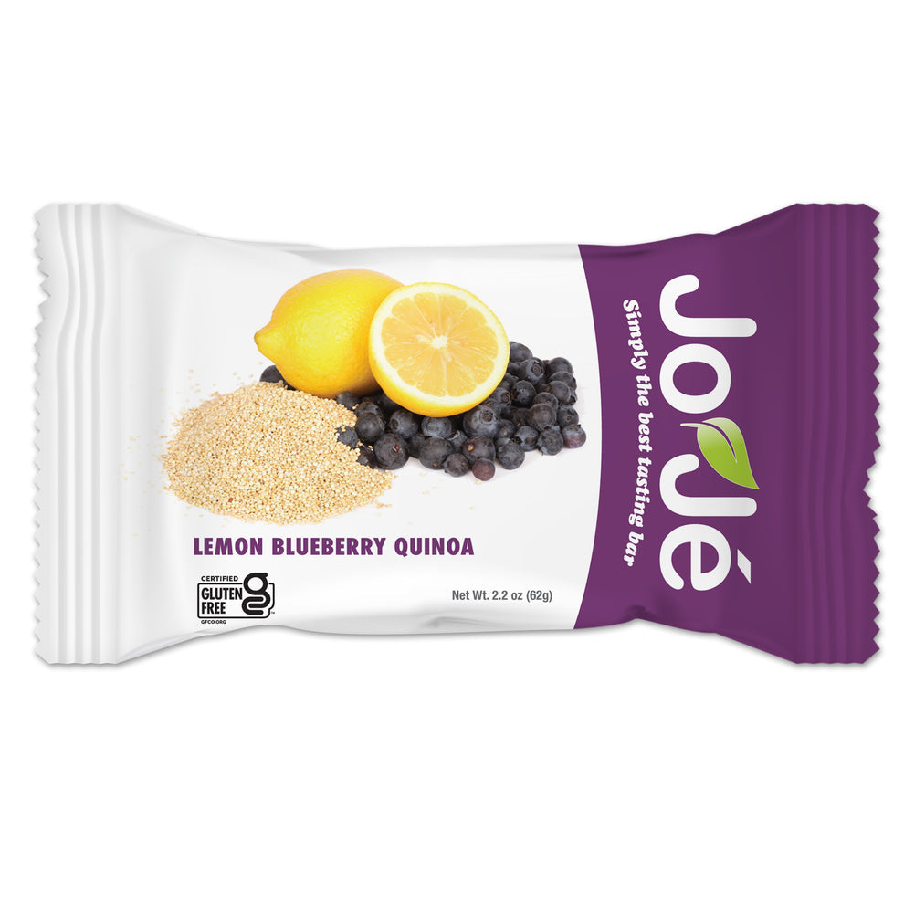 Alete Active Nutrition JoJe' Bars gluten-free energy bars with peanut butter and chocolate chips, 12 mixed-flavor bars in a box.