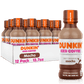Coca-Cola Dunkin Donuts Iced Coffee energy drinks, 13.7 fl oz, pack of 12, caramel flavor in cans.