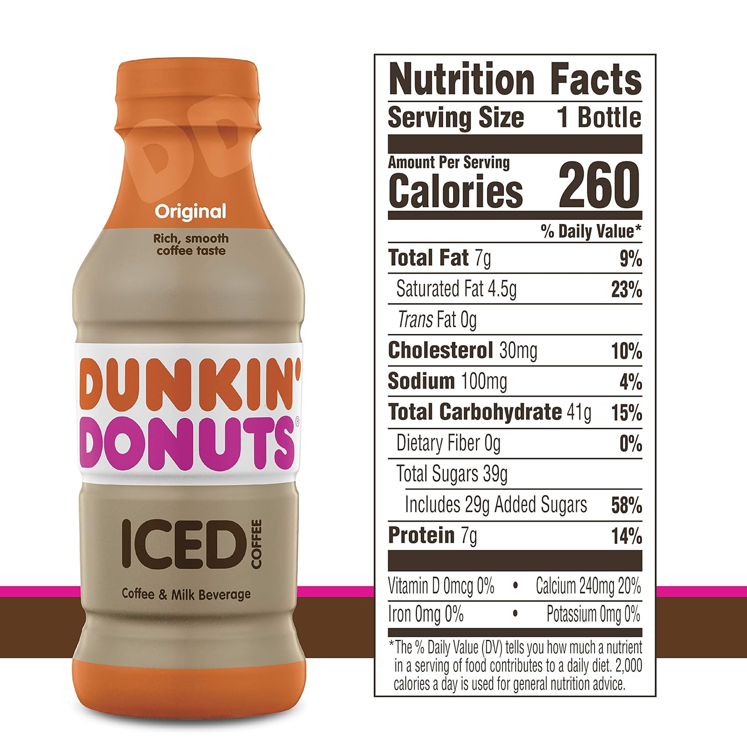 Dunkin' Donuts Iced Coffee Variety Pack with 12 bottles of cold brewed coffee, perfect for a caffeine boost and refreshment.