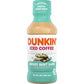 Dunkin' Donuts Merry Mint Bark Iced Coffee 12-pack bottles, 13.7 oz each, featuring mint flavored iced coffee in bottles.
