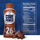 Six bottles of Fairlife Core Power High Protein Milk Shake in natural flavor, chocolate, 11.5 fl oz, 26g protein per bottle, ready-to-drink.