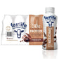Fairlife Nutrition Plan chocolate protein shake, 30g protein, 11.5 fl oz bottles in a 12-pack, displayed in a carton.