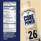 Fairlife CorePower Vanilla protein shakes, 8 pack of 14 oz bottles, showcasing ready-to-drink packaging and labels.