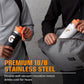 Gatorade stainless steel 26oz sports bottle with double-wall insulation, showing a sleek, insulated water bottle with a screw-top lid.