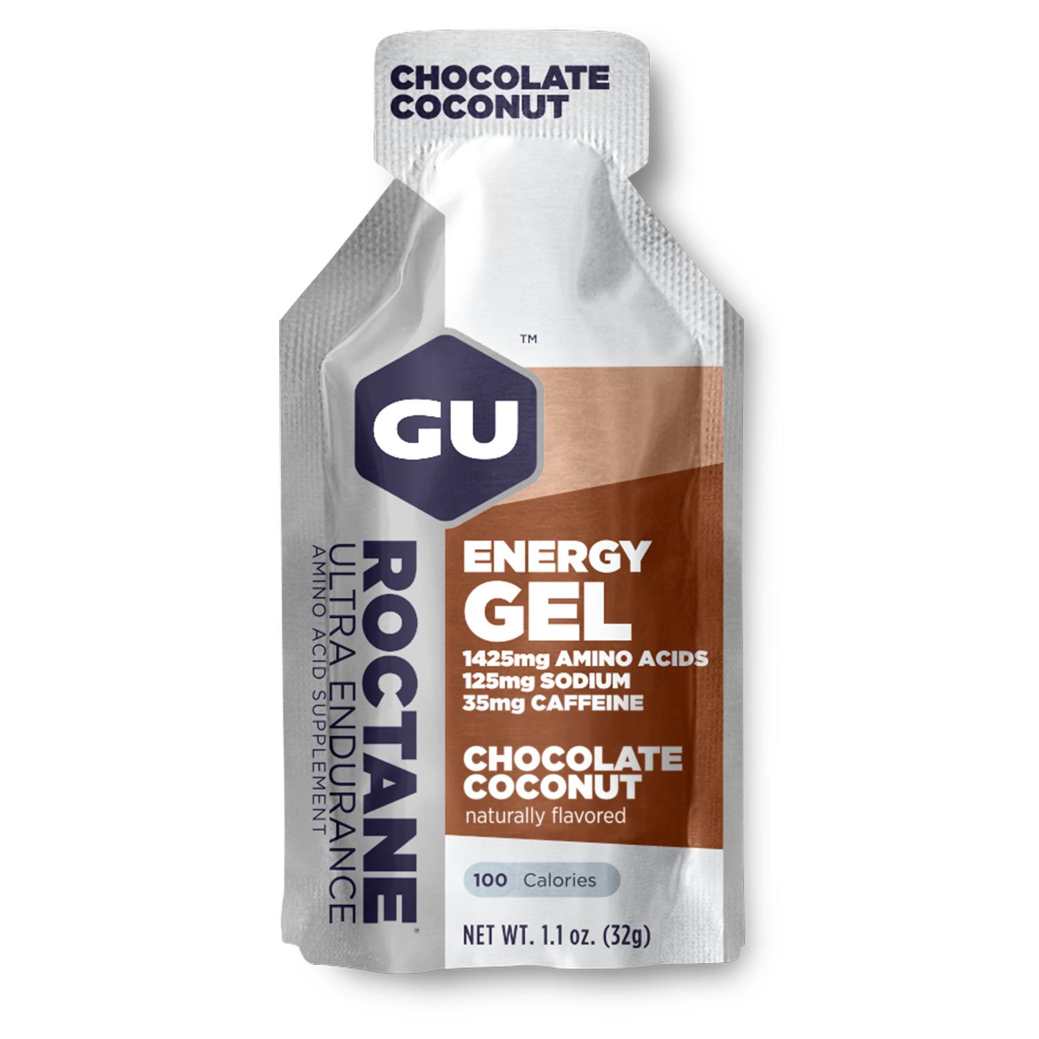 GU Roctane Ultra Endurance Energy Gel box with 24 individual 1.1oz packs in a vibrant design for athletes.