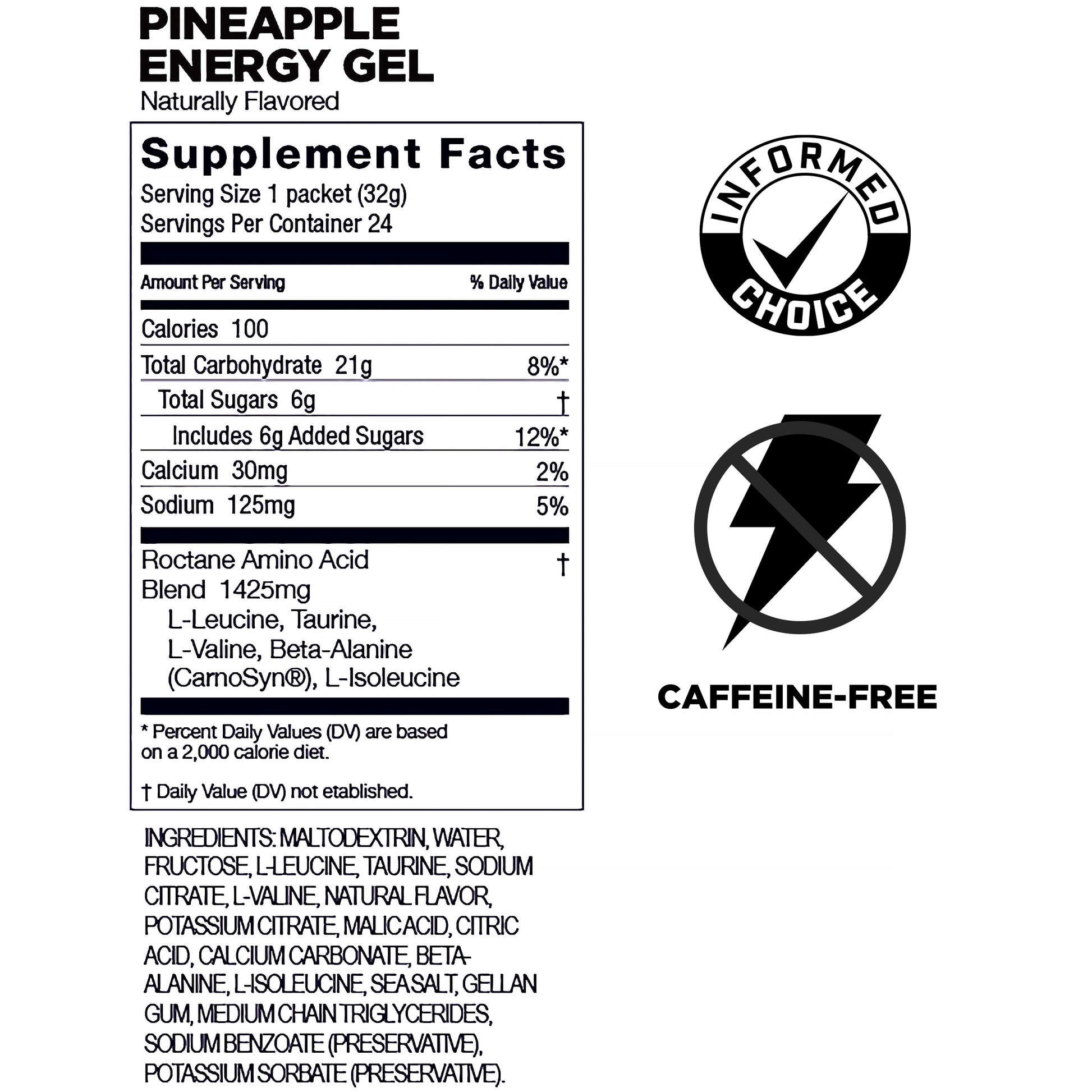 Box of 24 GU Roctane Ultra Endurance Energy Gels in 1.1oz packs, designed for sustained athletic energy and endurance.