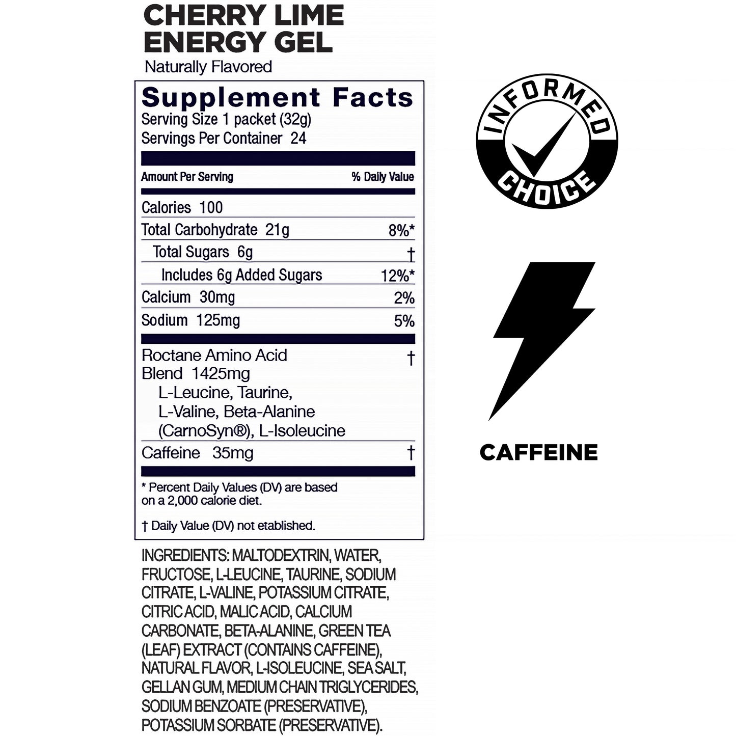 Box of 24 GU Roctane Ultra Endurance Energy Gels in 1.1oz packs, designed for athletes to boost energy during endurance activities.