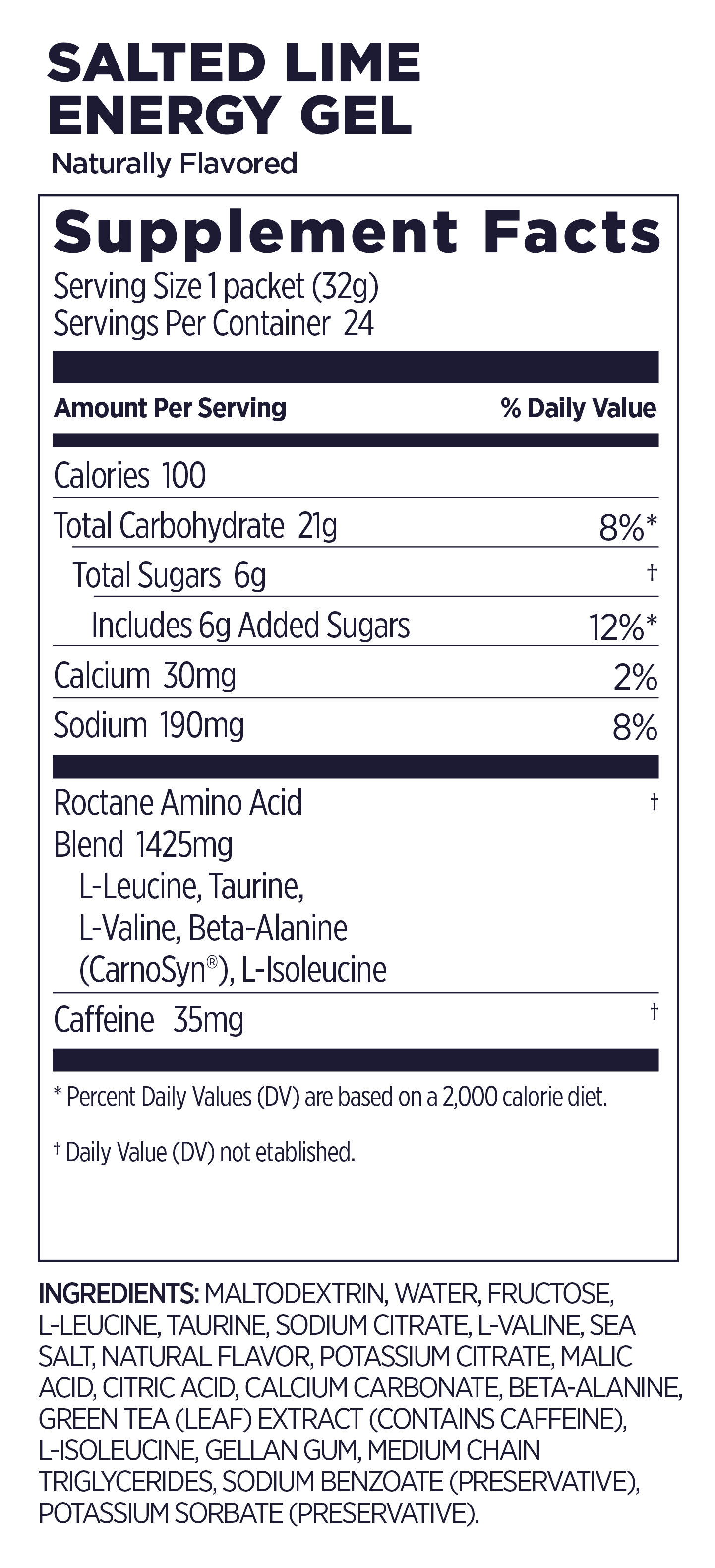 GU Energy Roctane Ultra Endurance Energy Gel box with 24 individual 1.1oz packs, designed for sustained athletic performance.