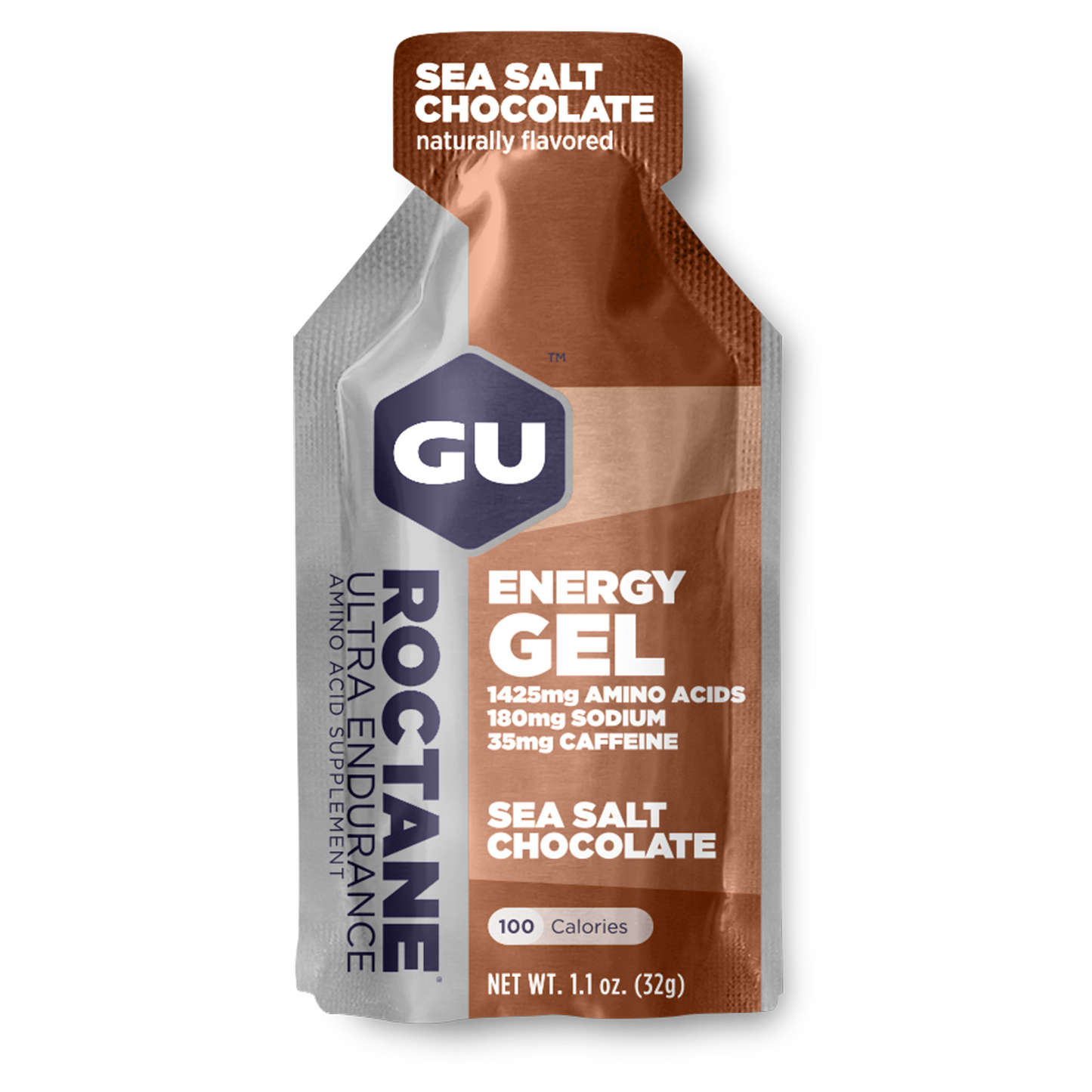 GU Energy Roctane Endurance Energy Gel Build Your Own 24-pack box, energy gel with advanced formula for endurance athletes.