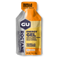 GU Energy Roctane Endurance Energy Gel pack showing 24 individual gel packets in a box for sustained athletic energy.