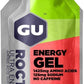 GU Energy Roctane Ultra Endurance Energy Gel packets, vegan, gluten-free, kosher, dairy-free sports nutrition for running and biking.