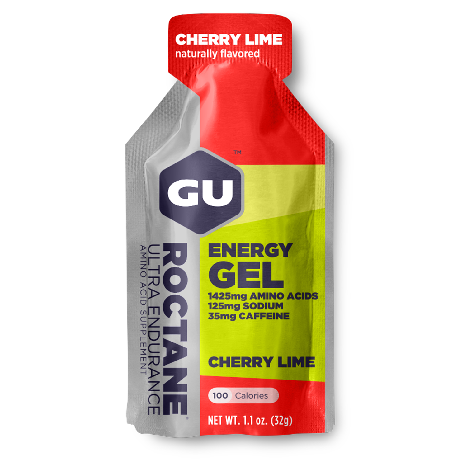 GU Energy Roctane Ultra Endurance Energy Gel packets, vegan, gluten-free, kosher, dairy-free sports nutrition for running and biking.