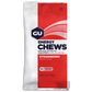 GU Energy Labs energy chews with electrolytes, vegan, gluten-free, dairy-free, on-the-go workout gummies in a 12-pack.